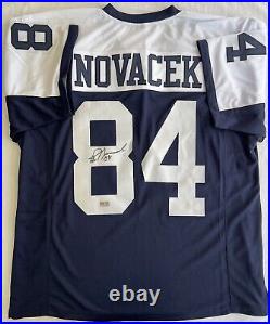 Jay Novacek Dallas Cowboys Authentic Signed Autographed Jersey TRISTAR COA