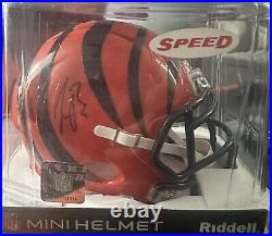 Joe Burrow Autographed Signed Mini Helmet Fanatics COA