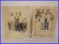 Joe DiMaggio AND Phil Rizzuto Autographed ORIGINAL Photographs