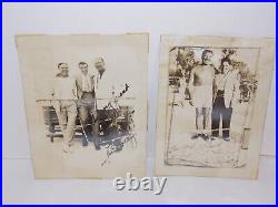 Joe DiMaggio AND Phil Rizzuto Autographed ORIGINAL Photographs