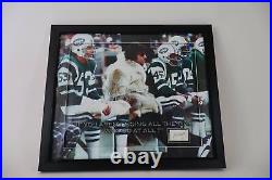 Joe Namath New York Jets Autographed Shadowbox