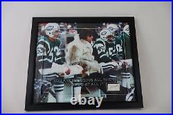 Joe Namath New York Jets Autographed Shadowbox