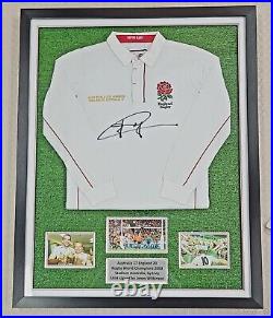 Jonny Wilkinson Signed England 2003 World Cup Rugby Shirt Framed With COA