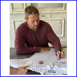 Jonny Wilkinson Signed England Rugby Shirt. Standard Frame