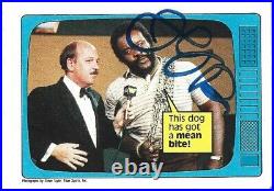 Junk Yard Dog JYD Autographed WWF 1985 Topps Wrestling Trading Card