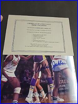 Kareem Abdul Jabbar Autographed 8x10 Photo With Coa