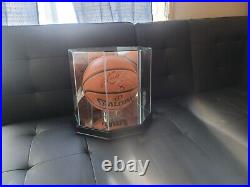 Kobe Bryant Autographed NBA Basketball With Display Case Signed Spalding Auto