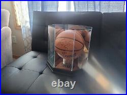 Kobe Bryant Autographed NBA Basketball With Display Case Signed Spalding Auto