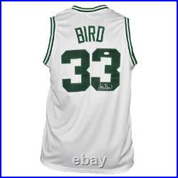 Larry Bird Signed Boston Pro White Basketball Jersey (JSA)