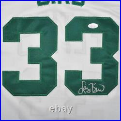 Larry Bird Signed Boston Pro White Basketball Jersey (JSA)