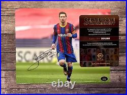 Lionel Messi Signed (Soccer Barcelona) 8x10 Photo Original Autograph withCOA