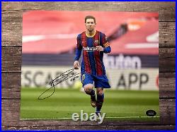 Lionel Messi Signed (Soccer Barcelona) 8x10 Photo Original Autograph withCOA