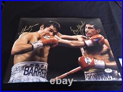 MARCO ANTONIO BARRERA & ERIK MORALES Dual Autographed 11x14 Photo