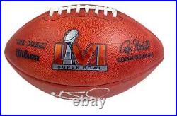 MATTHEW STAFFORD / COOPER KUPP Autographed Rams Super Bowl LVI Football FANATICS