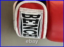 Manny Pacquiao Signed Red Boxing Glove Bench Exclusive Autograph Left Glove