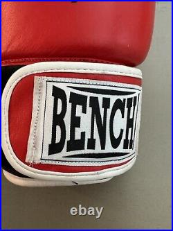 Manny Pacquiao Signed Red Boxing Glove Bench Exclusive Autograph Left Glove