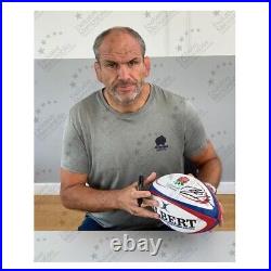 Martin Johnson Signed England Rugby Ball