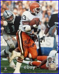 Michael L. Pruitt Signed Autographed 8x10'76-'84 Cleveland Browns Beckett COA