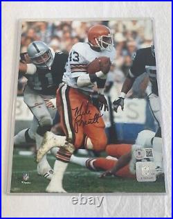 Michael L. Pruitt Signed Autographed 8x10'76-'84 Cleveland Browns Beckett COA