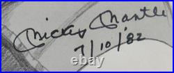 Mickey Mantle Signed 8.5x11 Photo JSA Y57279