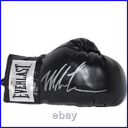 Mike Tyson Autographed Black Boxing Glove (JSA)