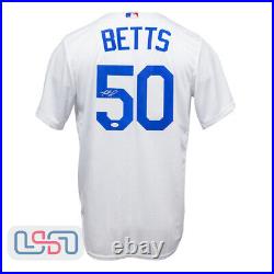 Mookie Betts Signed Autographed LA Dodgers Nike Replica Jersey James Spence JSA