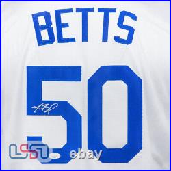 Mookie Betts Signed Autographed LA Dodgers Nike Replica Jersey James Spence JSA