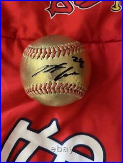 Nolan Arenado Signed Baseball Autograph St. Louis Cardinals Mlb Jsa Coa Gold