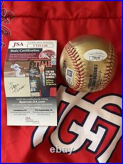 Nolan Arenado Signed Baseball Autograph St. Louis Cardinals Mlb Jsa Coa Gold