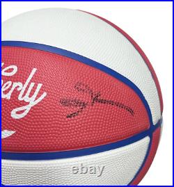 Philadelphia 76ers Allen Iverson Autographed City Edition Basketball JSA Auth