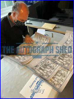 Proof Very Rare Signed Centenary Dream Scene Sketch Leeds Utd Art Autograph Coa