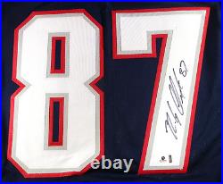 Rob Gronkowski / Autographed New England Patriots Custom Football Jersey / COA