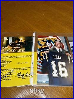 Ryan Leaf Autographed 8x10 Photo Real Deal 139 Of 200 With COA