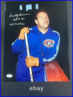 Scotty Bowman Signed Photo 11x14 Autograph JSA Stat Montreal Candiens HOF 1467