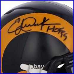 Signed Eric Dickerson Rams Mini Helmet Fanatics Authentic COA