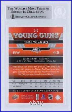 Signed Tom Wilson Capitals Hockey Slabbed Rookie Card