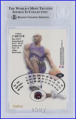 Signed Vince Carter Raptors Basketball Card Fanatics Authentic COA