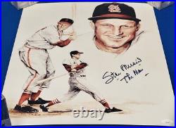 Stan Musial The Man STL Cardinals Autographed 16x20 WithJSA Certification