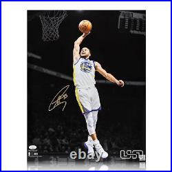 Stephen Curry Warriors Signed Autographed 16x20 Photograph Photo USA SM JSA #22