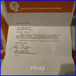 Tennessee Autograph Football