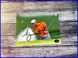 Tiger Woods (PGA Masters Golf) Hand Signed 7x5 in Photo Original Autograph withCOA