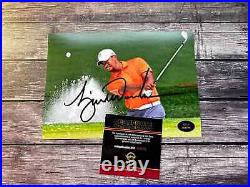 Tiger Woods (PGA Masters Golf) Hand Signed 7x5 in Photo Original Autograph withCOA