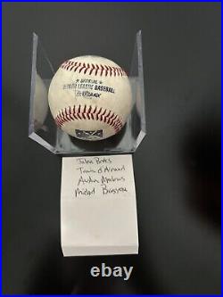 Travis D'Arnaud, Austin Meadows, Jalen Beeks, Michael Brosseau Auto Baseball