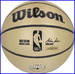 Tyrese Maxey Philadelphia 76ers Autographed Wilson Gold Basketball