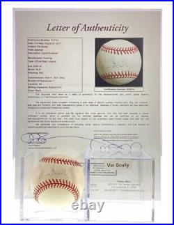 VIN SCULLY Signed Autographed Baseball JSA LOA