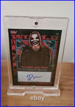 WWE Bray Wyatt The Fiend Autograph Edition 2021 Topps Slam Attack