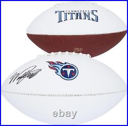 Will Levis Tennessee Titans Autographed White Panel Football