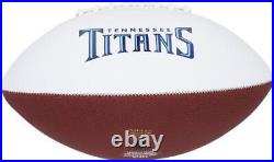 Will Levis Tennessee Titans Autographed White Panel Football