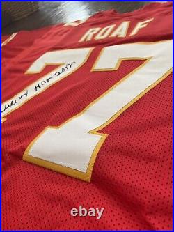 Willie Roaf HOF 2012 Autographed Jersey Red CHIEFS Jersey COA TRISTAR MINT