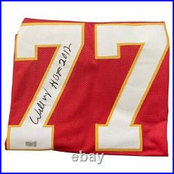 Willie Roaf HOF 2012 Autographed Jersey Red CHIEFS Jersey COA TRISTAR MINT